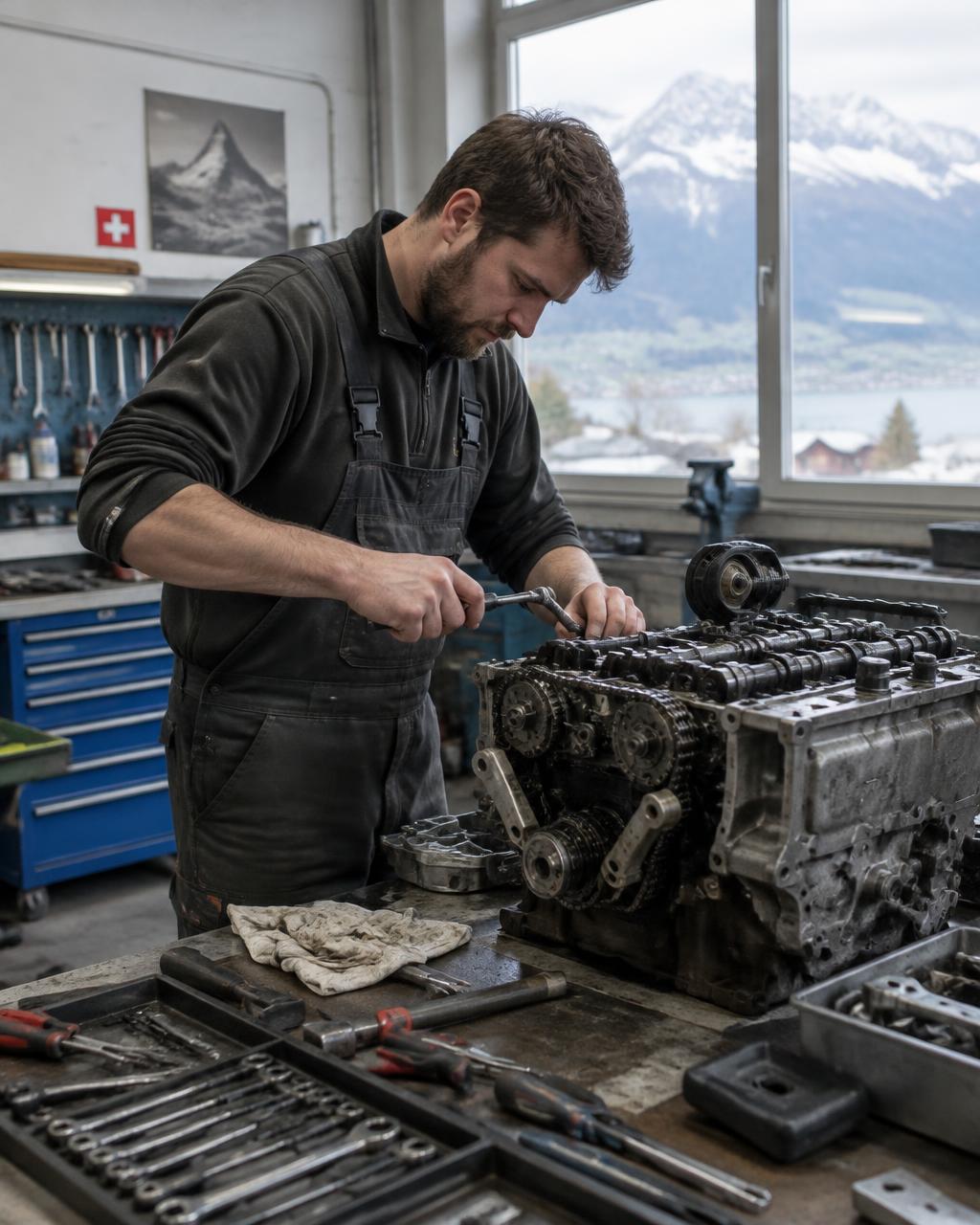 Werkstatt / Mechanik in Aktion